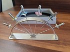 Vintage Wmf Rare Sword Shape Cocktail Picks In Holder And In Original Box   