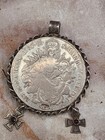 1783 Hungary King Joseph Ii Madonna   Jesus Antique Silver Taler Coin