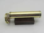 Vintage Brass 2 Wheel Kaleidoscope 9  With Wood Base Assorted Images 