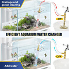 Gravel Vacuum For Aquarium Water Changer Fish Tank Cleaning Tools  Siphon Univer