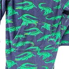 Mini Boden Terry Hoodie Towel Alligator Print Plush 7-8y