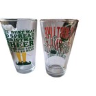Elf The Movie Drinking Glass Tumbler Will Ferrell Buddy I Know Santa Pint Vguc
