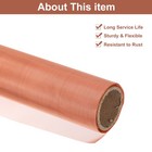 100 Mesh Pure Copper Mesh Screen Roll  16  X 118  Woven Wire Mesh Screen  Gold