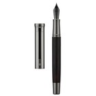  1866 Fountain Pen Soft Nib With Chinese Knot Carving  Ebony Black Extra Fine