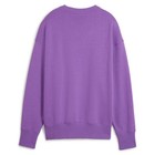 Puma Better Classics Relaxed Logo Crew Neck Sweatshirt Womens Purple  62423150