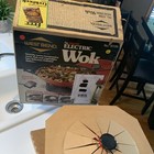 Vintage West Bend Electric Wok 5109 Red Enamel Beautiful Made In Usa