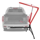 Hydraulic Pickup Truck Crane 1000 Lbs Hitch Mounted Crane With 360   Swivel new