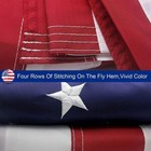 Usa 5x8 Ft American Flag Us Flag Brass Flag With Grommet Embroidered Uv Resist