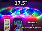 Jhb 17 5  Double Row Dream Chasing Flow Led Car Trucks Wheel Rings Lights Set