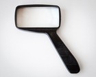 Large 1960 s Vintage 3 825 x1 825  Lens Bausch   Lomb Magnifying Glass Rectangle