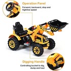 12 V Battery Powered Kids Ride On Dumper Truck-yellow  - Color  Yellow
