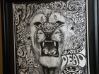 Grateful Dead Fillmore West Concert Black And White Poster  Quality Framed