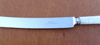 Vintage Sheffield England Wedding Cake Knife Stainless W white Pearlized Handle