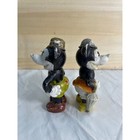 Vintage Walt Disney Mickey Minnie Mouse Ceramic Figurines Made In Japan Set