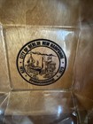 City Of Berlin Nh Sesquicentennial Large Glass Ashtray Souvenir 1829-1979 8 X  8