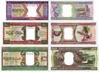 Mauritania 100-500 Ouguiya 3 Pieces Set  2002  P-4-8  Unc X 100 Pcs Bundle Pack