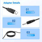 Usb Cable For Fairywill Sonic Electric Toothbrush P11pro Dnsly Vekkia Gloridea