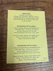 Vintage Halloween Black Cat Witch Puzzle Dickinson Witch Hazel Advertising Game