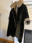 Antique Baby Fur Trimmed Coat With Mink Collar