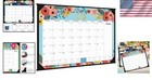 Beautiful 2025-2026 Desk Calendar With Daily Blocks And Corner Protectors