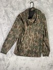 Aftco Tech Fleece Reaper Hoodie Mossy Oak Green Leaf Camo Face Mask Men   s Large