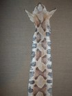 Tanned Copperhead Hide 2-1 2  X 26      agkistrodon Contortrix 