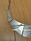 Vintage Native American Navajo Alice Mcshirley Sterling Silver Necklace 123g