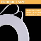 3mmx25m 2 Rolls Thin Double Sided Tape White Strong Adhesive Mounting Tape Fo   