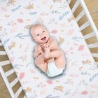 Bedtime Originals Tinker Bell Fitted Crib Sheet - Pink  White  Green  Disney