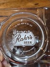 Vintage Rahr s Beer Glass Ashtray Green Bay  Wisconsin Brewery