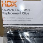 Hdx 16 Pack Large Wire Replacement Clips For 1    Tubes