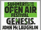 Genesis Joan Baez Mclaughlin Alvin Lee     Rare Original 1978 Concert Poster