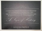 Ben Sasse Signed Autograph A Sign Of History Custom Cut Autograph Card Senator