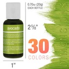 30 Color Cake Food Coloring Liqua-gel Ultimate Set  75 Fl  Oz   20ml  Bottles