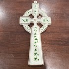 Cross Porcelain Celtic Irish Shamrock 8   