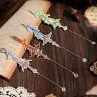 4pcs Fantasy Sword Bookmarks For Books  Journals  Planners - Cool Metal Book Mar