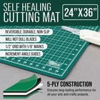 24  X 36  Green black Self Healing 5-ply Double Sided Durable Cutting Mat