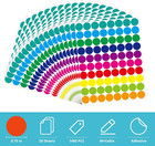 1400 Pcs Colored Dot Stickers Round Color Coding Labels Polka Circle Dot Label S