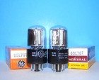 6sl7gt Ge Nos Radio Audio Amplifier Vintage Vacuum Tubes 2 Valves Tested Vt-229
