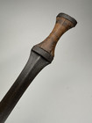 Large Forged Asian Bhutanese Southeast Asian Sudanese Marking Sword 1800s 34   