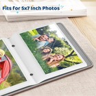 Photo Album 5x7 Photos 52 Photos Small Leather Cover Portable Wallet Photo Book
