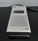 Vtg Sony Dictation Micro Cassette Recorder Player   Suede Case Powers On - Read