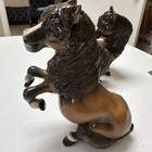 Vintage Cheval South Africa Horse Pony Figurines Set Of 3     Spaghetti Mane