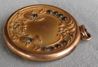 Antique Art Nouveau W sb Gold Filled Locket
