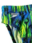 Vintage Speedo Swim Briefs Youth Boys Size 26 Blue Green Abstract Print Nwt Usa