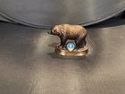 Vintage Yellowstone National Park Grizzly Bear Souvenir Copper  Old Faithful Old