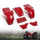 Red Complete Plastic Fender Kit For Honda Big Red Atc250es Atc 250es 1985-1987