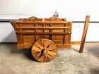 Vintage Costa Rica Lrg  Oxcart Wooden Inlay Fabrica De Carretas Joaquin Chaverri