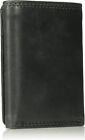 Timberland Pro Men s Leather Rfid Trifold Wallet With Id Window - Black brandy
