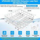 New 304 Stainless Steel Wd28x10384 Dishwasher Lower Dishrack For Ge Wd28x10166